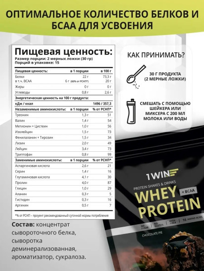 Сывороточный протеин Whey Protein «Шоколад»