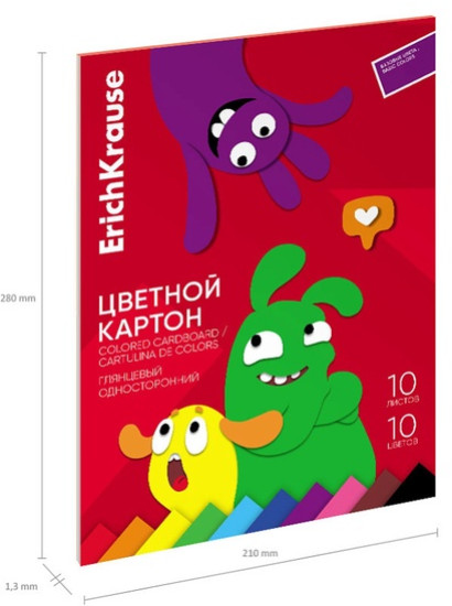 Картон цветной «Jolly Friends»