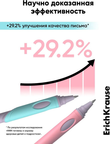 Набор ручек «ErgoLine Grip Pastel»