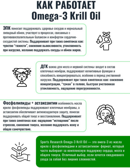 Омега 3 «Масло криля»