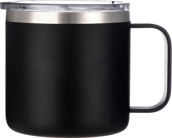 Кружка стальная с крышкой слайдером, powder coating «Alaska»
