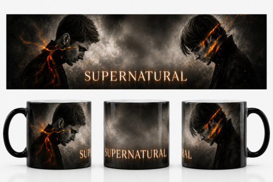 Кружка-хамелеон «Supernatural»