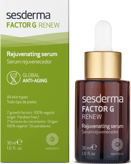 Сыворотка Factor G Renew омолаживающая липосомальная сыворотка для лица с пептидами и факторами роста против морщин