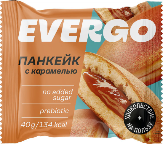 Панкейк с карамельной начинкой