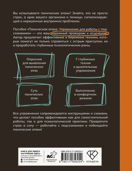 Паническая атака. Упражнения для работы с подсознанием