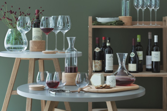 Набор из декантера и сырной доски «Wine»