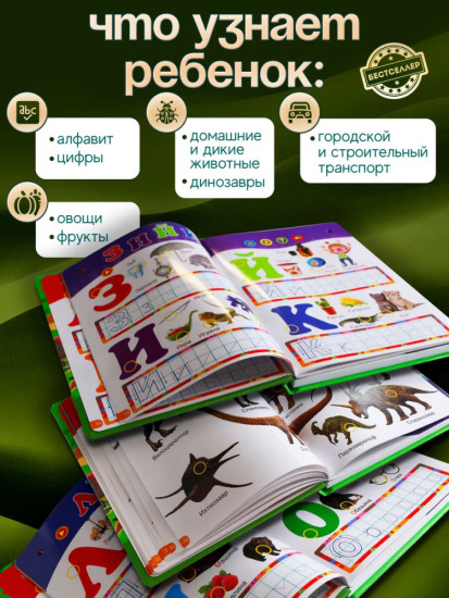 Развивающая говорящая книжка-игрушка «Буквы и цифры»