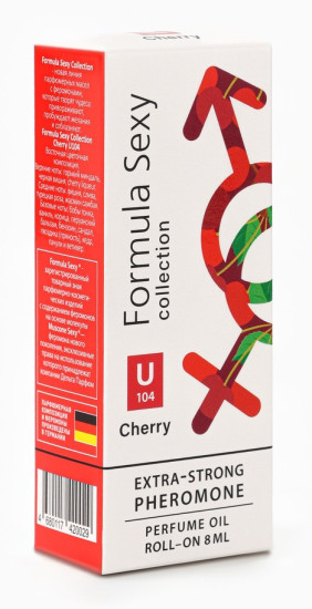 Парфюмерное масло женское с феромонами «Cherry U104»
