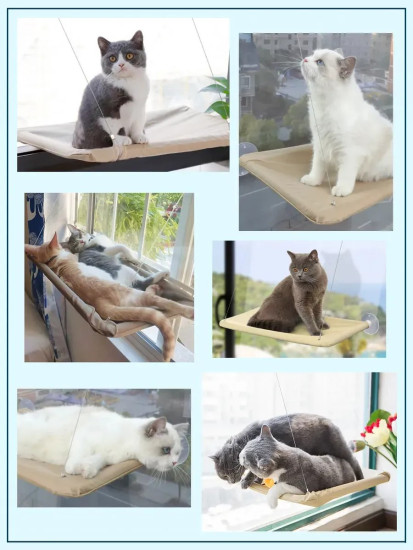 Гамак для кошек на окно