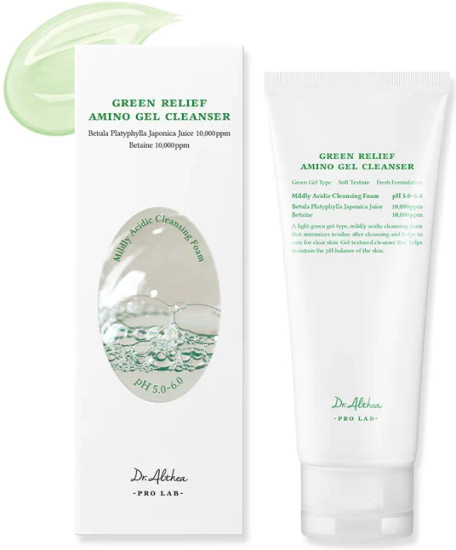 Гель-пенка для умывания «Green Relief Amino Gel Cleanser»