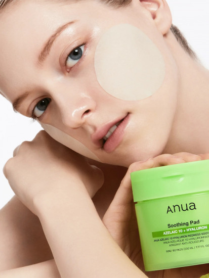 Пэды с азелаиновой кислотой «Azelaic Acid 10 Hyaluron Redness Soothing Pad»