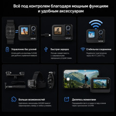 Экшн-камера SJ20 DUAL LENS - Фото 9