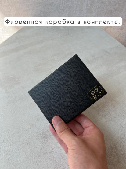 Картхолдер натуральная кожа черный