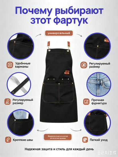 Водонепроницаемый кухонный фартук