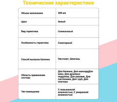 Герметик силиконовый санитарный, белый - Фото 14