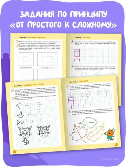 Рабочая тетрадь «Прописи 4+»