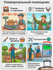 Весы торговые до 100кг MH-409 - Фото 4