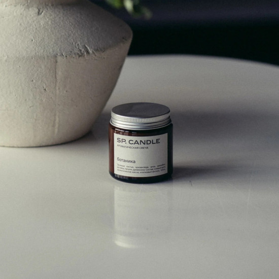 SP Candle Ароматическая свеча из соевого воска Ботаника, 100 г.