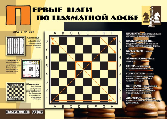 Комплект плакатов «Шахматные уроки»
