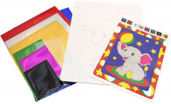 Апликация цветной фольгой «Слоненок» - Фото 1