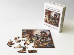 Пазл деревянный «Кошкин домик» - Фото 2