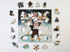 Пазл деревянный «Пряничное настроение» - Фото 3