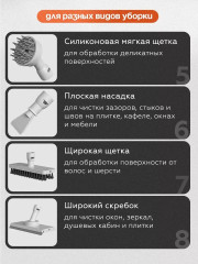 Пароочиститель QX-001 белый - Фото 3