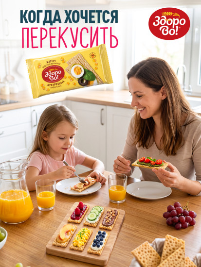 Вафельные хлебцы «Здорово». Кукурузные