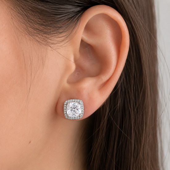 Серьги-пусеты женские из серебра