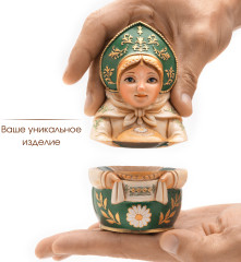 Силиконовая форма кашпо Матрешка - Фото 7
