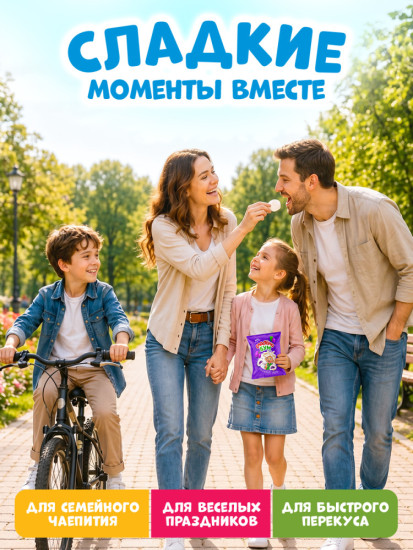 Зефир с начинкой «Сластёна» со вкусом Винограда