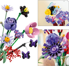 Конструктор Botanicals 11507 Цветочный букет Оливии Родриго. Olivia Rodrigo's Flower Bouquet - Фото 6