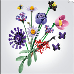 Конструктор Botanicals 11507 Цветочный букет Оливии Родриго. Olivia Rodrigo's Flower Bouquet - Фото 13