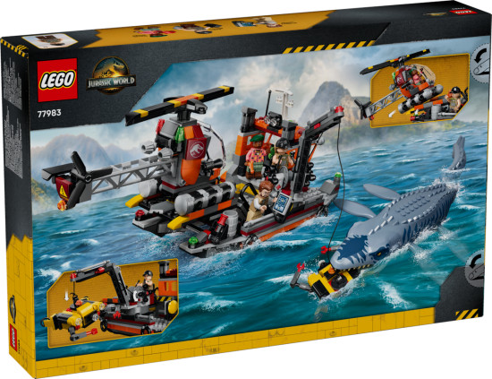 Конструктор LEGO® 77983 Нападение мозазавра на корабль