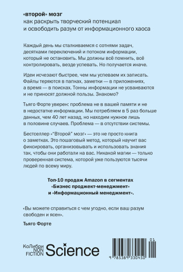 «Второй» мозг. Как раскрыть творческий потенциал и освободить разум от информационного хаоса