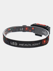 Налобный фонарь аккумуляторный HX-810 с USB зарядкой, LED - Фото 1