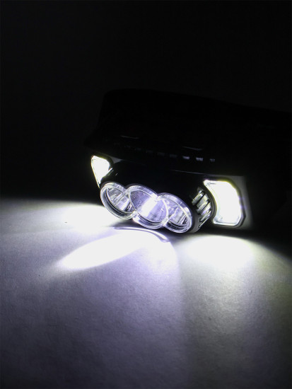 Налобный фонарь аккумуляторный HX-810 с USB зарядкой, LED
