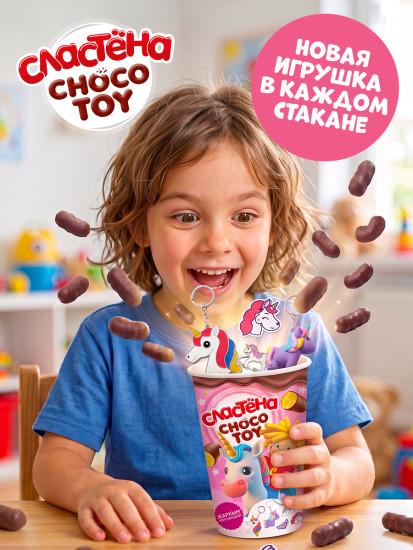 Кукурузные палочки «Choco toy» в глазури «Молочный шоколад» «Яркая коллекция» 300 г