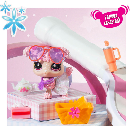 Игровой набор LPS "Стиль", фигурка животного с аксессуарами, Пудель