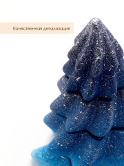 Силиконовая форма кашпо Елка - Фото 5