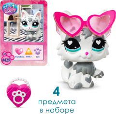 Игровой набор "Праздники" Милый компаньон: Серая кошка, коллекция LPS - Фото 3