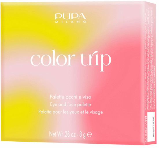 Палетка для макияжа лица и глаз «Eye and Face Palette», оттенок 001 Pretty Trip