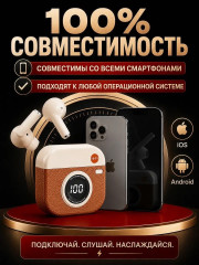 Наушники Q86 белый - Фото 6