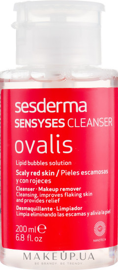Тоник SENSYSES Cleanser Ovalis для лица против шелушений, покраснений и жирного блеска кожи, 200 мл.