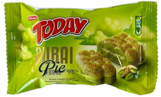 Today Dubai pie pistachio cream