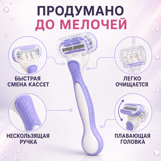 Бритва женская для чувствительной кожи