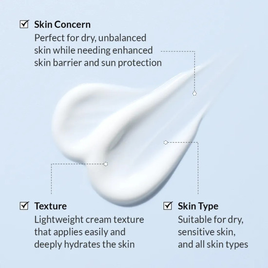 Увлажняющий солнцезащитный крем для лица SPF50+ PA++++