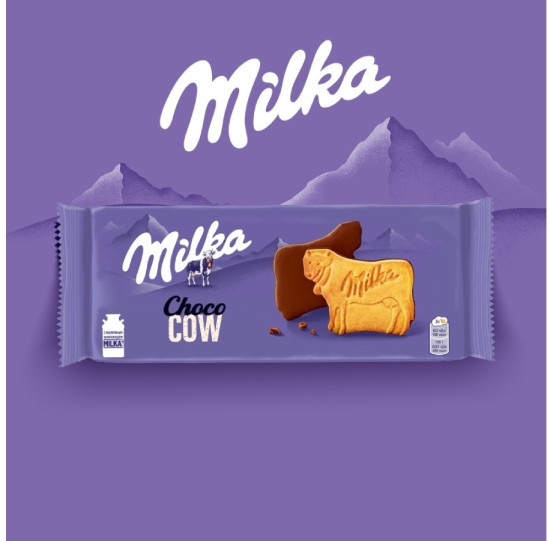 Печенье, покрытое молочным шоколадом «Choco Cow»