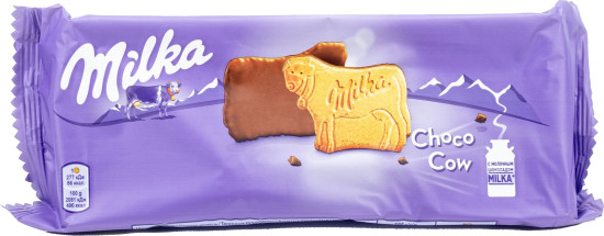 Печенье, покрытое молочным шоколадом «Choco Cow»