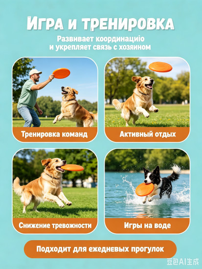 Фрисби для собак（22cm)